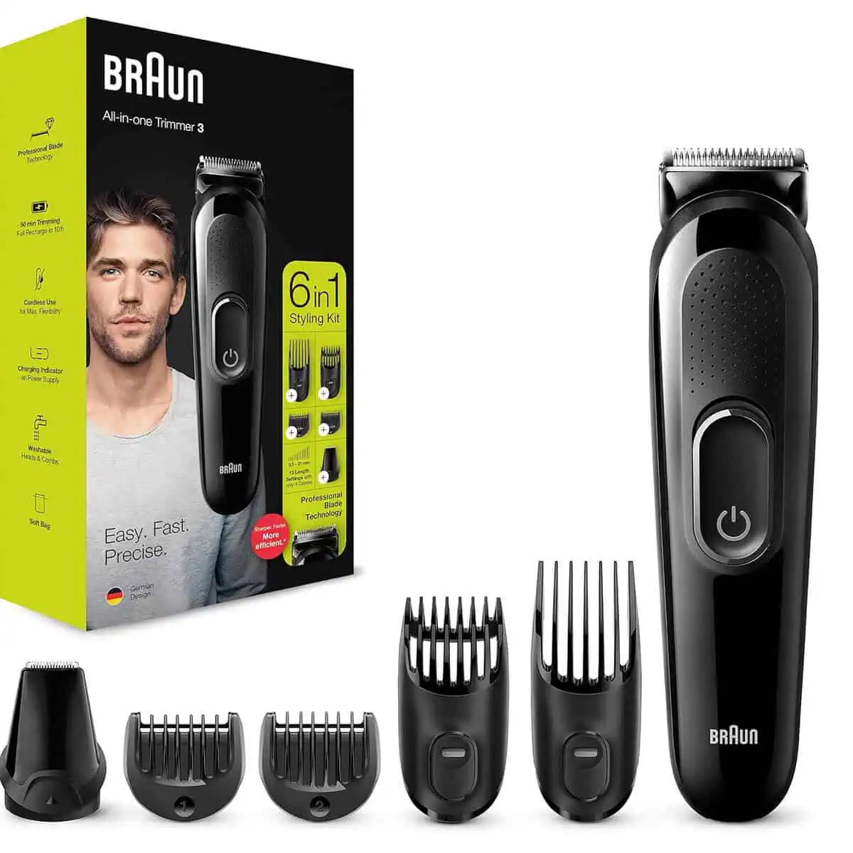 ست اصلاح براون مدل All in One Trimmer 3 با ۸ لوازم جانبی