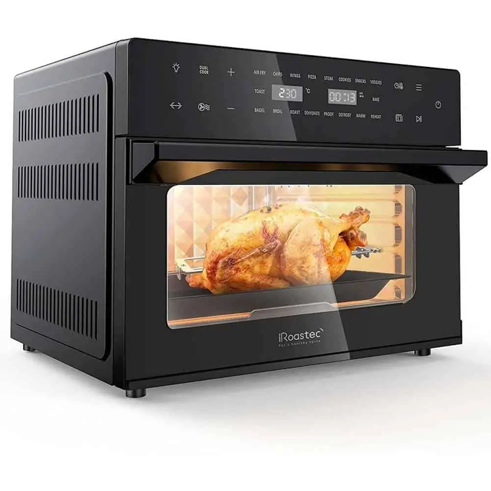سرخ کن بدون روغن ۳۰ لیتری آیروستک مدل IR-AF30LB با صفحه نمایش دیجیتال و چرخ گردان