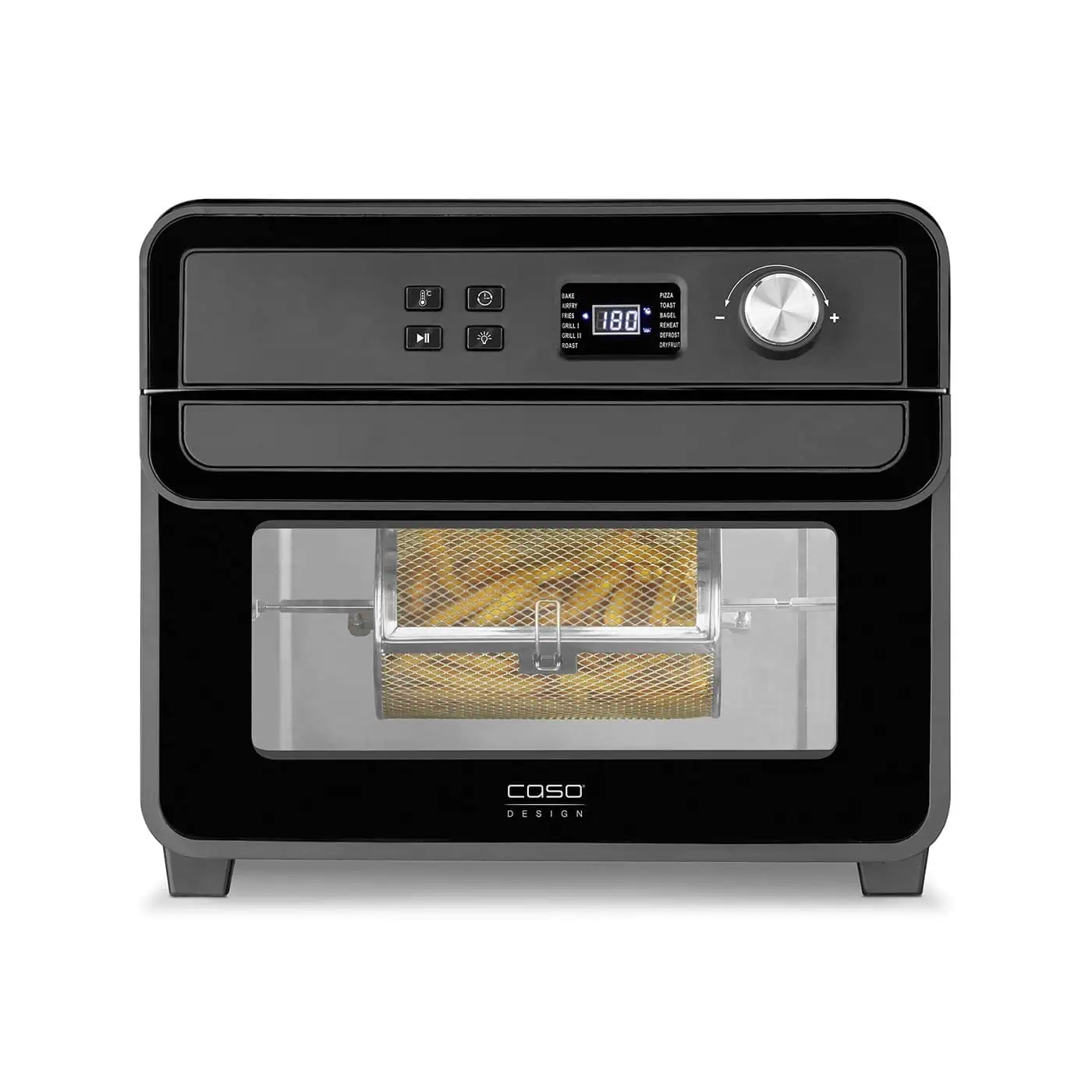 سرخ کن بدون روغن و آون کاسو مدل AirFry Chef 1700 با ظرفیت ۲۲ لیتر و درب شیشه‌ای